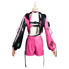 Jinx Arcane: League of Legends Cosplay Kostüme Halloween Karneval Outfits Stil B