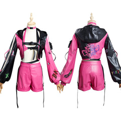 Jinx Arcane: League of Legends Cosplay Kostüme Halloween Karneval Outfits Stil B