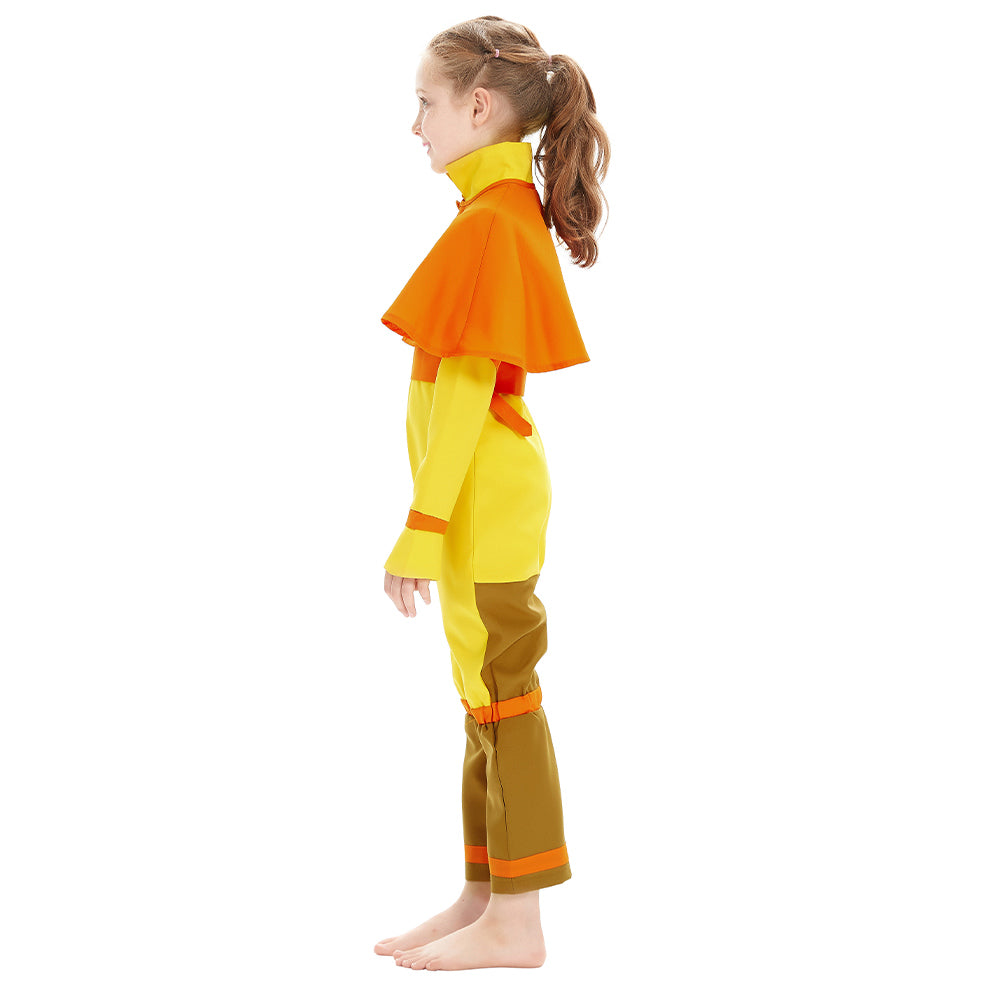 Kinder Jungen Aang Kostüm Avatar – Der Herr der Elemente Aang Cosplay Halloween Karneval Kostüm