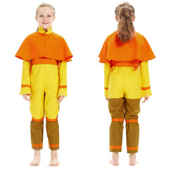 Kinder Jungen Aang Kostüm Avatar – Der Herr der Elemente Aang Cosplay Halloween Karneval Kostüm