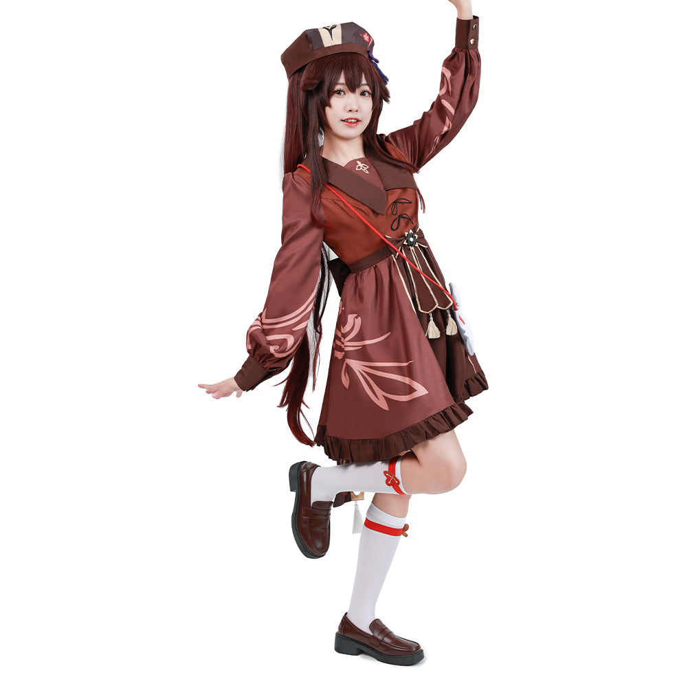 originelle Hutao Lolita Kleid Genshin Impact Cosplay Kostüm