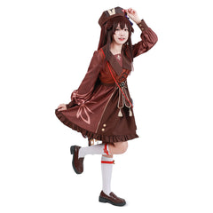 originelle Hutao Lolita Kleid Genshin Impact Cosplay Kostüm