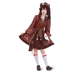 originelle Hutao Lolita Kleid Genshin Impact Cosplay Kostüm