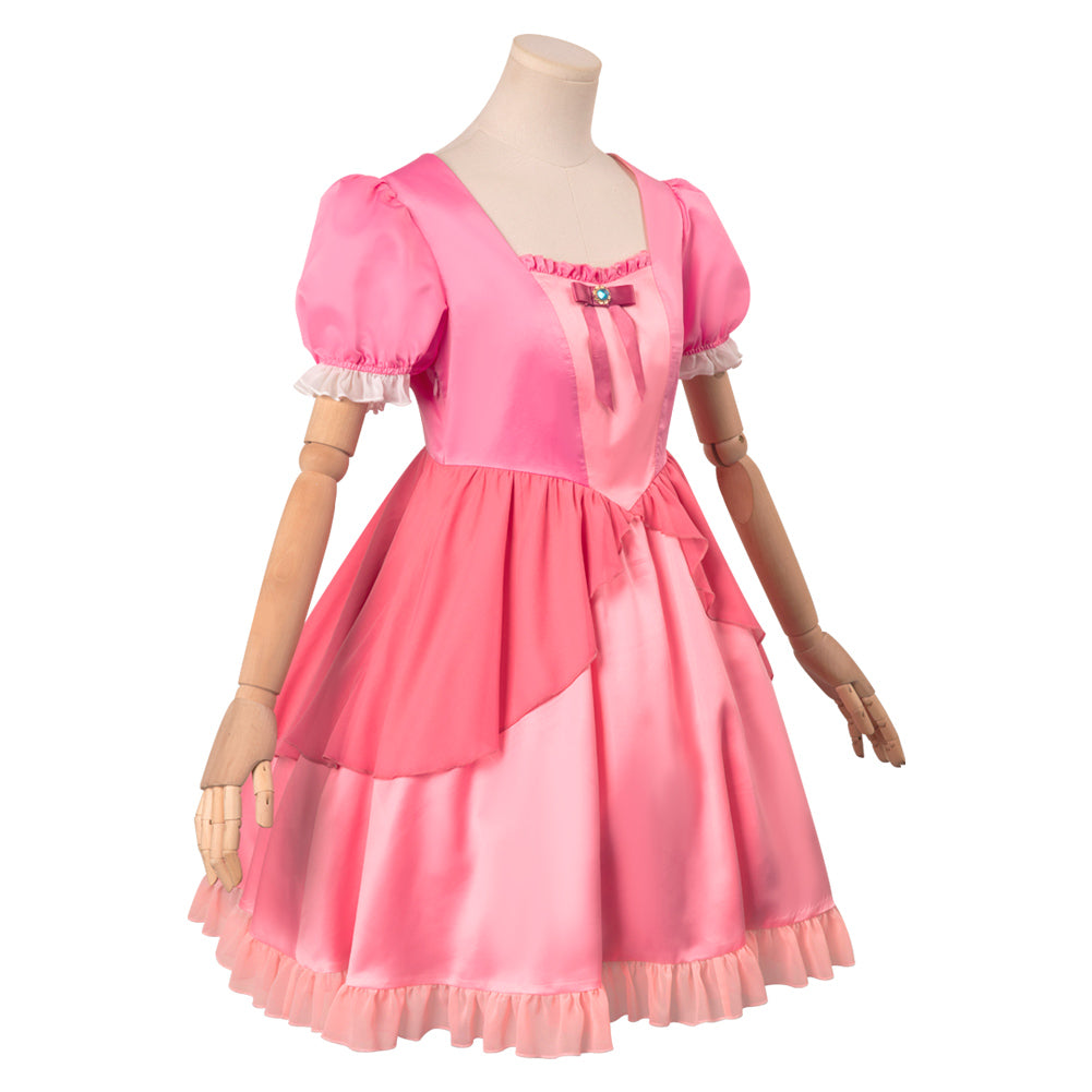 Prinzessin Peach Kleid Mario Prinzessin Peach originelle Outfits Cossky®