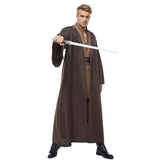 Kenobi Jedi TUNIC Cosplay Kostüm Braun Version