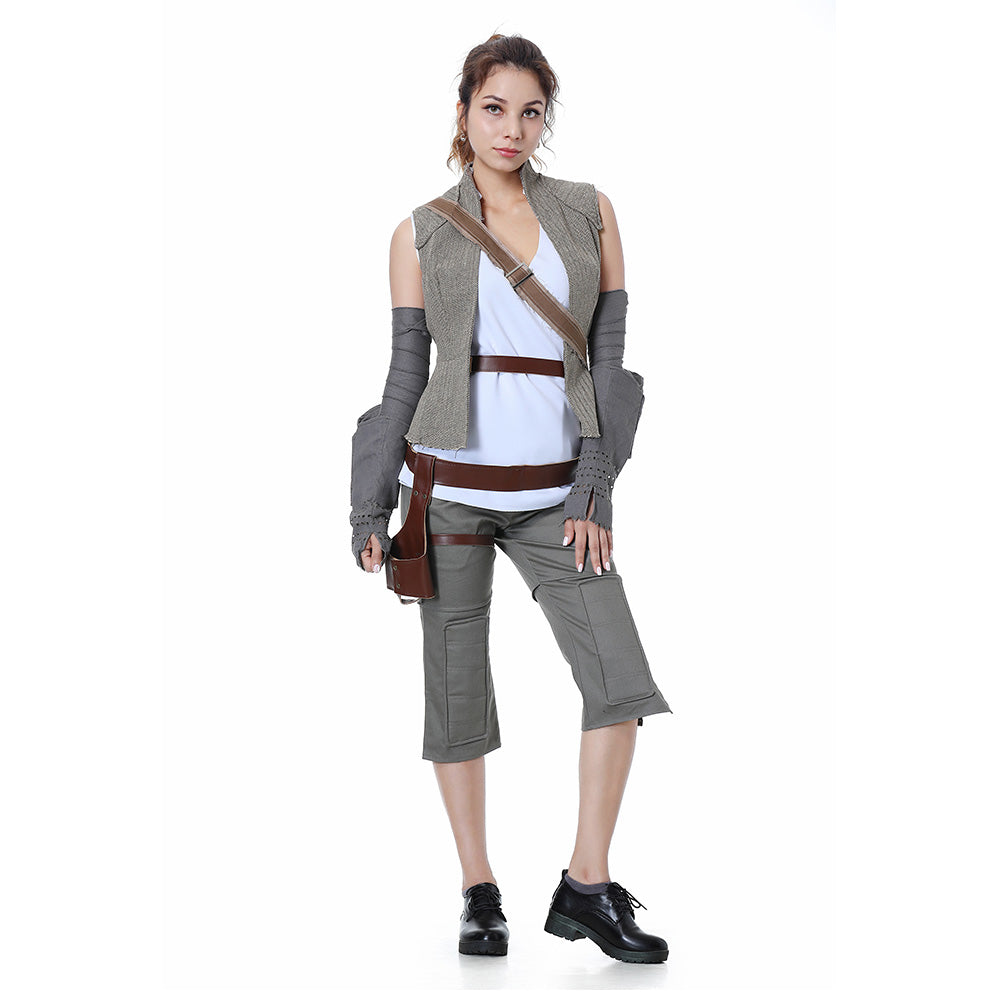 Die letzten Jedi Rey Outfit Cosplay Kostüm
