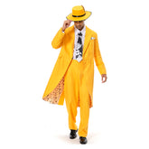 Stanley Ipkiss The Mask Die Maske Jim Carrey Gelb Anzug Cosplay Kostüm Karneval Kostüm