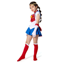 Kinder Sailor Moon Tsukino Usagi Kostüm Mädchen Halloween Karneval Kostüm