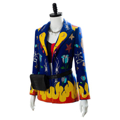 Harley Quinn Suit Birds of Prey Cosplay Jacke Kostüm