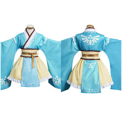 Link Lolita Kleid The Legend of Zelda Cosplay Kostüm Kimono