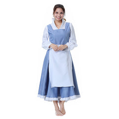 Die Schöne und das Biest Dienstmädchen Schurz Kleid Cosplay Kostüm
