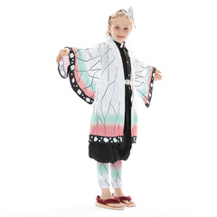 Kinder Shinobu Kocho Kostüm Blade of Demon Destruction Cosplay Kostüm