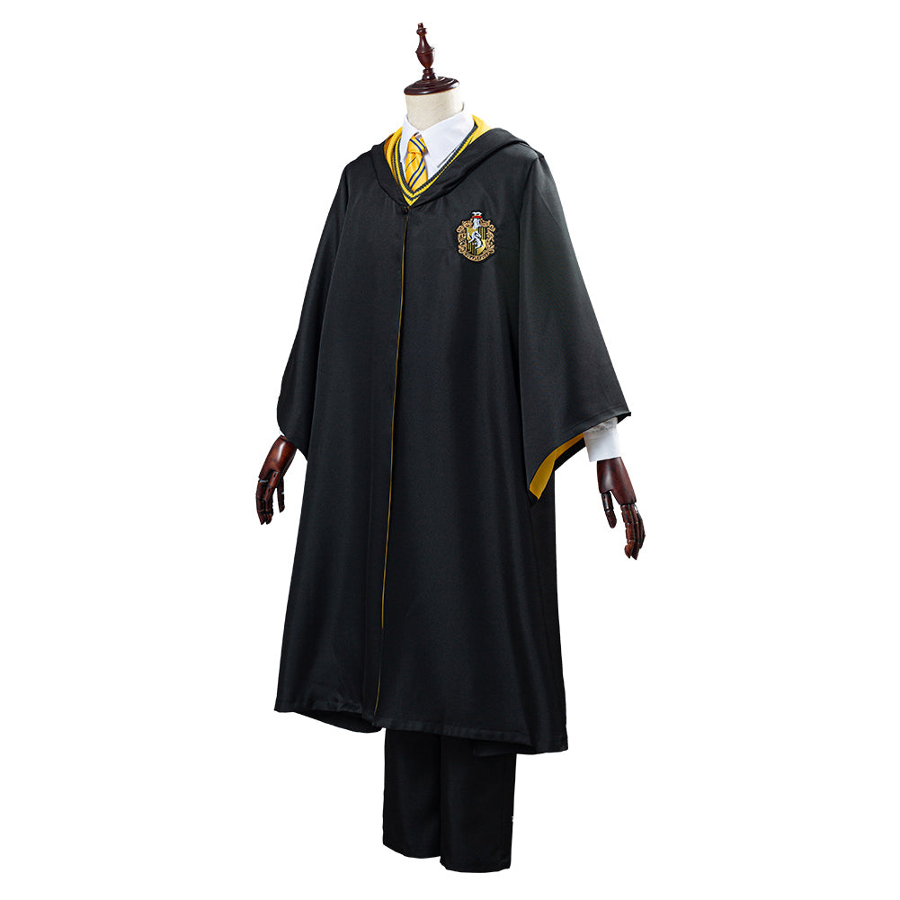 Harry Potter Schuluniform Cosplay Kostüm Haus Hufflepuff Robe Halloween Karneval Kostüm