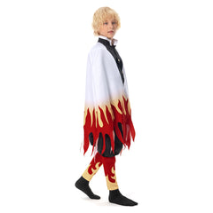 Kinder Blade Of Demon Destruction Kinder Rengoku Kyoujurou Kostüm Cosplay Halloween Karneval Kostüm