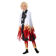 Kinder Blade Of Demon Destruction Kinder Rengoku Kyoujurou Kostüm Cosplay Halloween Karneval Kostüm