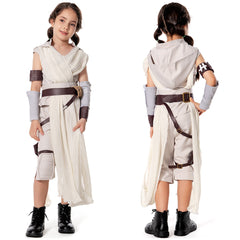 Kinder The Rise of Skywalker Rey Cosplay Kostüme Halloween Karneval Outfits