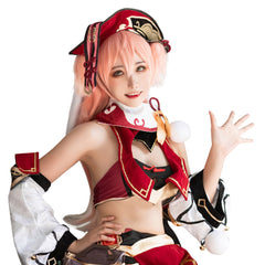Genshin Impact Yan Fei Cosplay Kostüme Outfits Halloween Karneval Suit