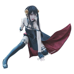 SPY×FAMILY Yor Forger Cosplay Kostüm Outfits Halloween Karneval Kleid