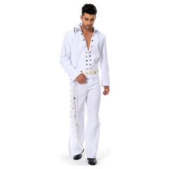 Elvis 2022 Elvis Aron Presley Cosplay Kostüm Outfits Halloween Karneval Anzug