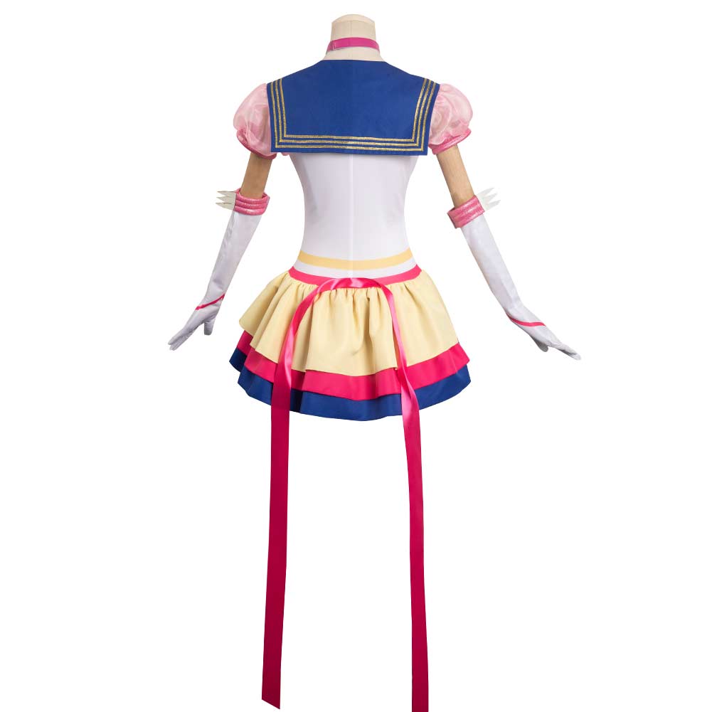 Sailor Moon Cosmos Tsukino Usagi Kleid Cosplay Kostüm Halloween Karneval Outfits