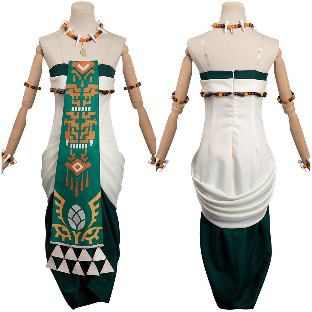 Prinzessin Zelda Kleid The Legend of Zelda: Tears of the Kingdom Cosplay Kostüm Halloween Karneval Outfits