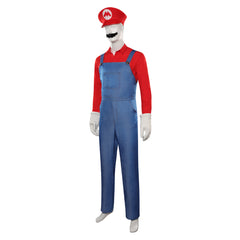 The Super Mario Bros. Movie Mario Cosplay Halloween Karneval Kostüm