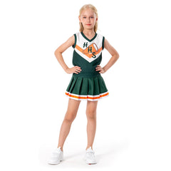 Kinder Stranger Things 4 Hawkins High School Cheerleading Cosplay Chrissy Kostüm Halloween Karneval Kleid