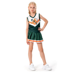 Kinder Stranger Things 4 Hawkins High School Cheerleading Cosplay Chrissy Kostüm Halloween Karneval Kleid