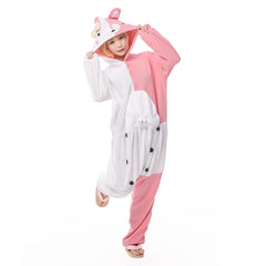 Monokuma und Monomi rosa Schlafanzug Danganronpa Dangan Ronpa Monomi Jumpsuit Cosplay Pajamas für Erwachsene