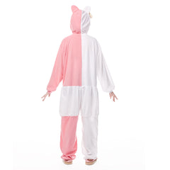 Monokuma und Monomi rosa Schlafanzug Danganronpa Dangan Ronpa Monomi Jumpsuit Cosplay Pajamas für Erwachsene