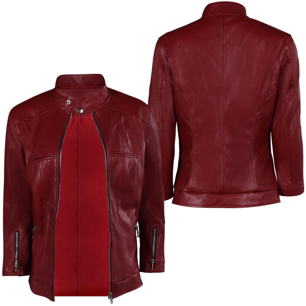 Claire Jacke Biohazard: Death Island Cosplay Kostüm Halloween Karneval Outfits