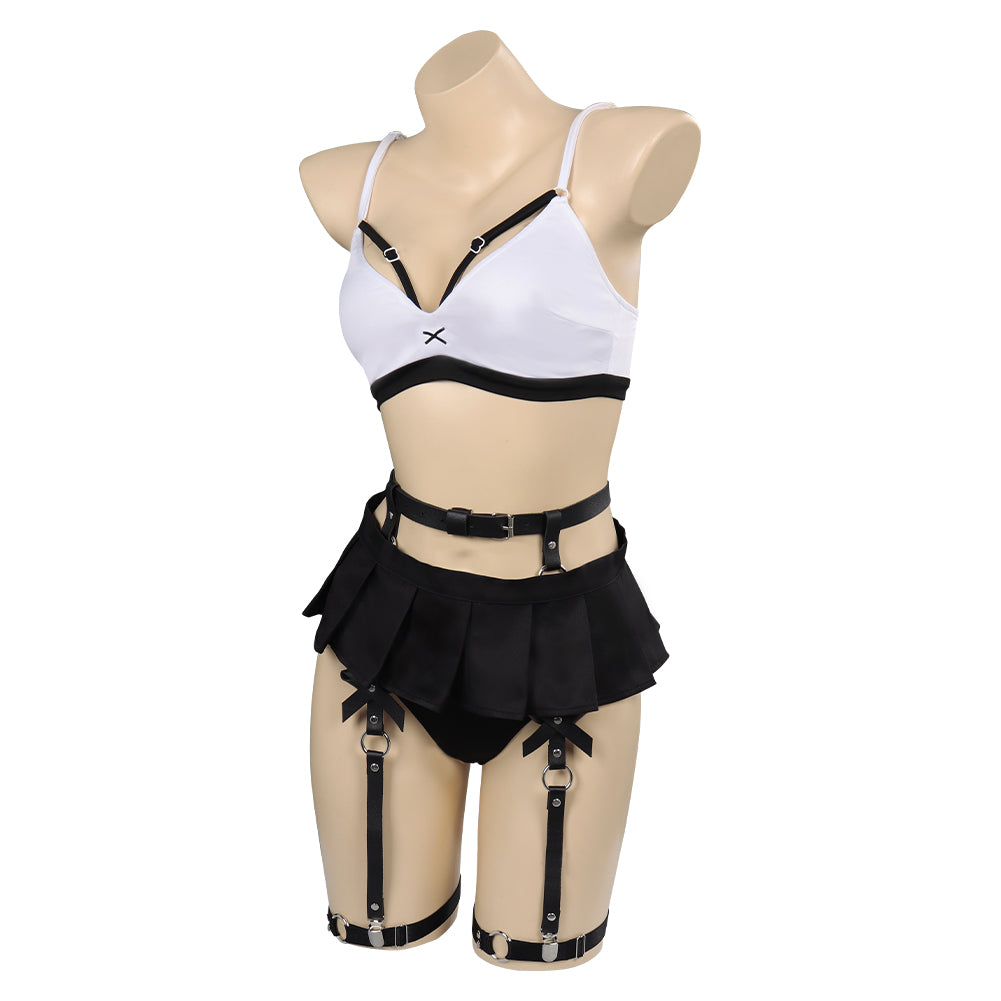 Final Fantasy Tifa Lockhart SEXY Kostüm Set Cosplay Halloween Karneval Outfits