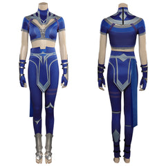 MK Kitana Kostüm Mortal Kombat Kitana Cosplay Karneval Outfits
