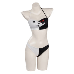 Danganronpa Monokuma Sexy zweiteilige Badeanzug Bikin Halloween Karneval Outfits