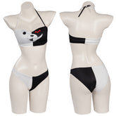 Danganronpa Monokuma Sexy zweiteilige Badeanzug Bikin Halloween Karneval Outfits