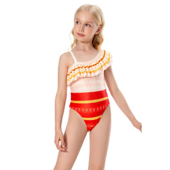 Kinder Mädchen Encanto Dolores Cosplay Bademode Sommer einteiliger Badeanzug