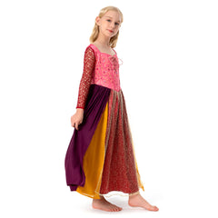 Kinder Hocus Pocus 2 Cosplay Mary Sanderson Kostüm Halloween Karneval Kleid