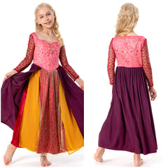 Kinder Hocus Pocus 2 Cosplay Mary Sanderson Kostüm Halloween Karneval Kleid