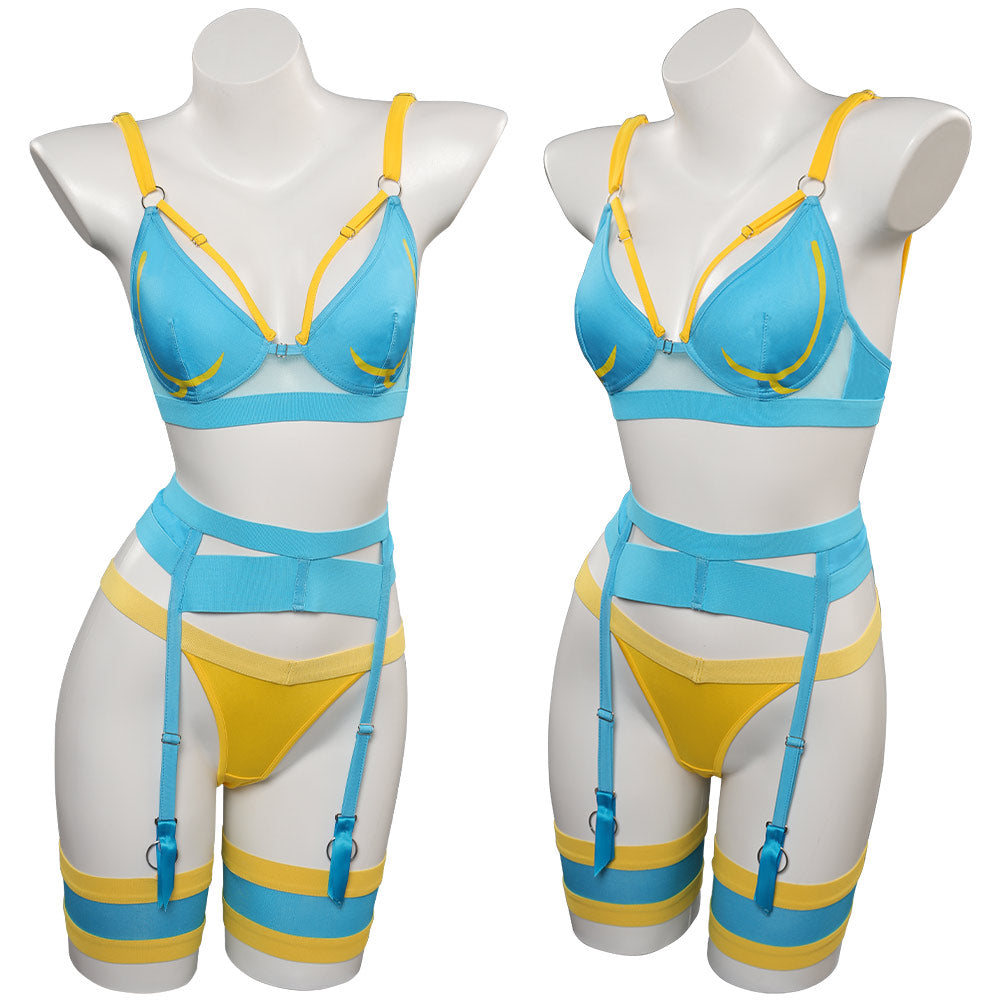Street Fighter Chun-Li Sexy Kostüm Set Chun-Li Cosplay Halloween Karneval Outfits