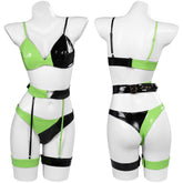 Shego Sexy Kostüm Set Kim Possible Cosplay Halloween Karneval Outfits