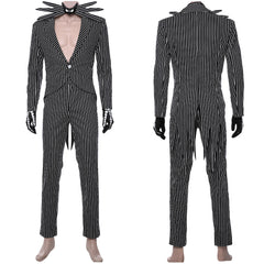 Jack Skellington Kostüm The Nightmare Before Christmas Jack Der Albtraum vor Weihnachten Halloween Karneval Kostüm