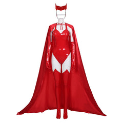 Scarlet Witch Wanda Maximoff Jumspuit Cosplay WandaVision Kostüm Halloween Karneval Kostüm