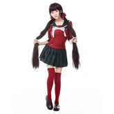 Danganronpa Maki Harukawa Uniform Cosplay Halloween Karneval Kostüm Set