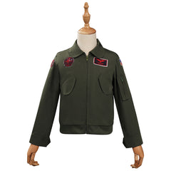 Kinder Top Gun: Maverick Cosplay Kostüm Outfits Halloween Karneval Jacke