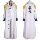 One Piece Kuzan/Aokiji Jumpsuit Cosplay Kostüm Halloween Karneval Outfits