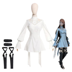 FF14 FINAL FANTASY Cosplay Minfilia Kostüm Outfits Halloween Karneval Kleid