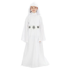 Kinder Prinzessin Leia Cosplay Kostüm Halloween Karneval Kleid