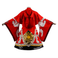 Genshin Impact Pyro Abyss Mage Cosplay Kostüm Halloween Karneval Outfits