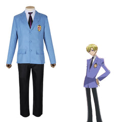Ouran High School Host Club Cosplay Fujioka Haruhi / Tamaki Suou Kostüm Uniform Halloween Karneval Anzug