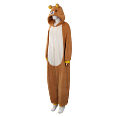 Rilakkuma Theme Park Adventure Brother Bear Cosplay Schlafanzug Outfits Halloween Karneval Originell Jumpsuit